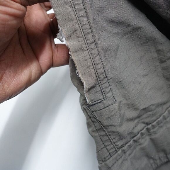 Columbia Cargo Shorts Men's 32 Gray Cotton Omni-Wick Mesh Lined Pockets Outdoor - Picture 4 of 8